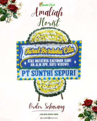Papan Bunga Duka di Kunir